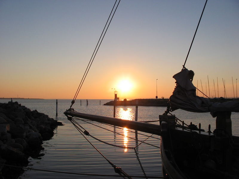 Sonnenaufgang auf dem Segeltörn