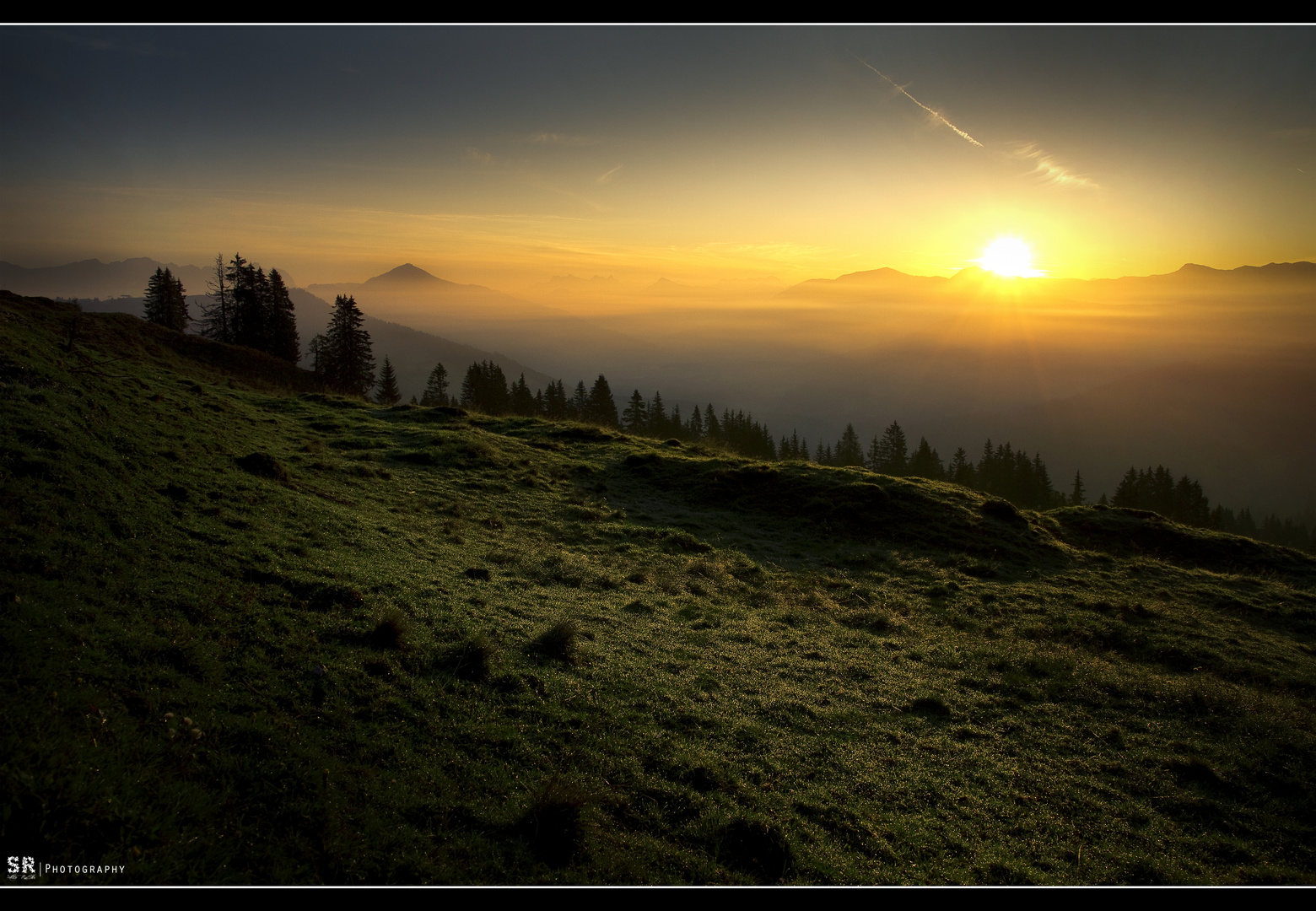 Sonnenaufgang auf dem Sonnenberg