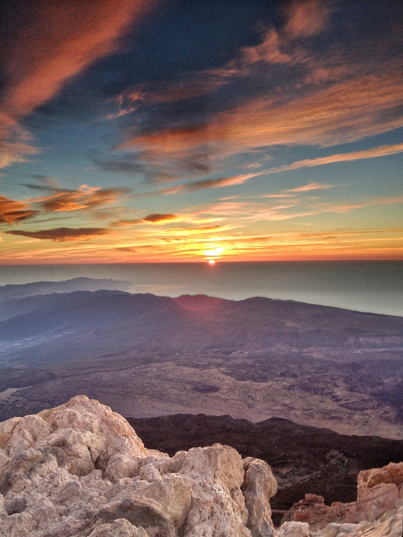 Sonnenaufgang auf dem Teide