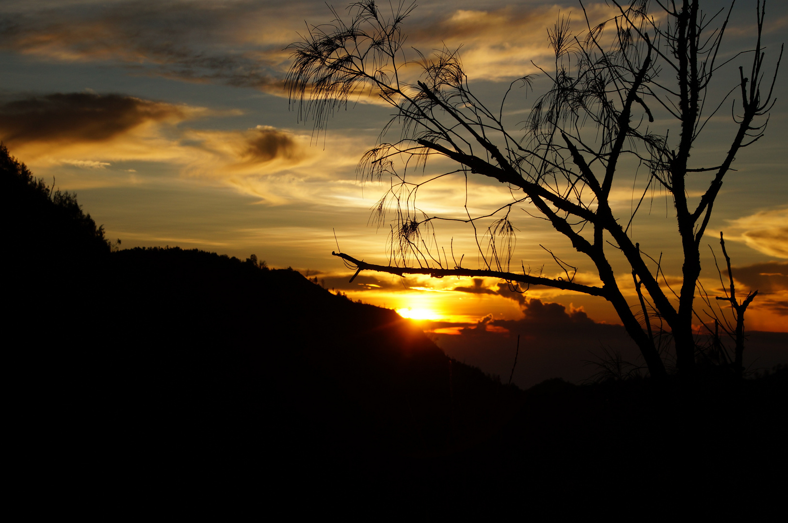 Sonnenaufgang auf dem Vulkan