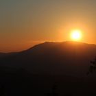 Sonnenaufgang auf dem Weg zur Kneifelspitze
