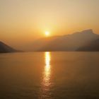 Sonnenaufgang auf dem Yangtze