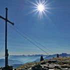 Sonnenaufgang auf dem Zinseler am Penser Joch