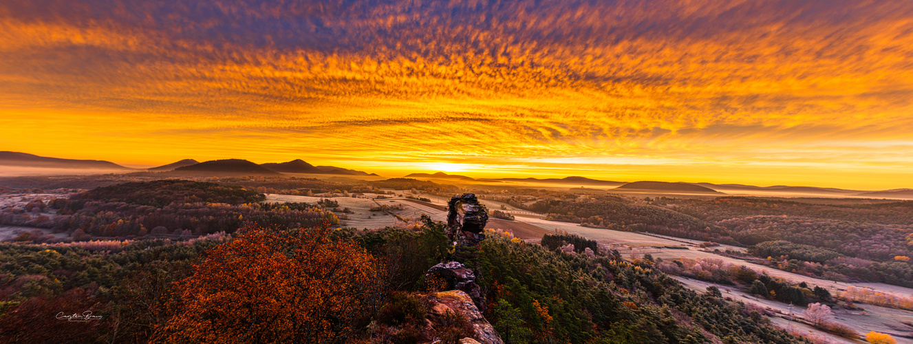 Sonnenaufgang auf den Geiersteinen 