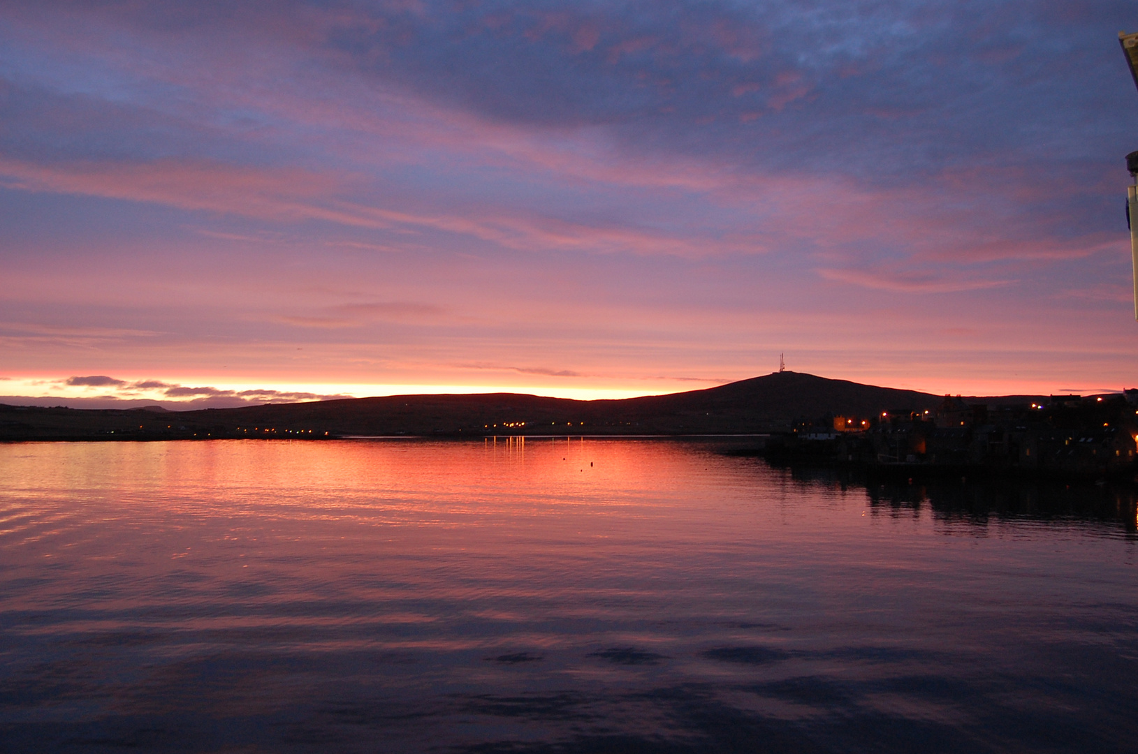 Sonnenaufgang auf den Shetland Inseln