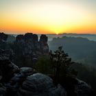 Sonnenaufgang auf der Bastei