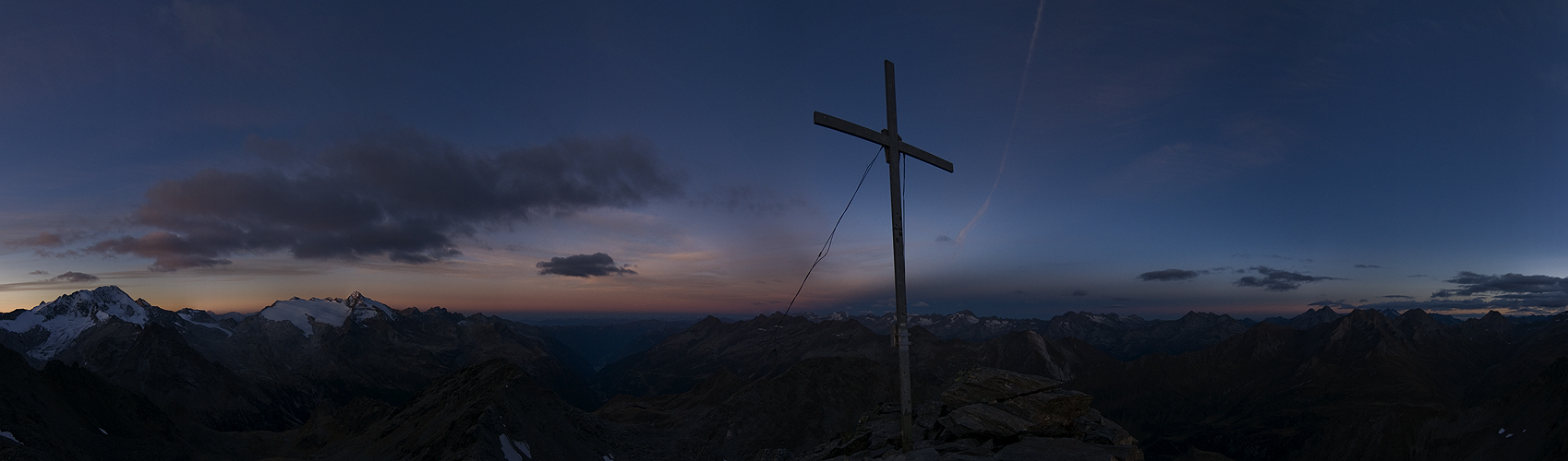 Sonnenaufgang auf der Dreieckspitze...