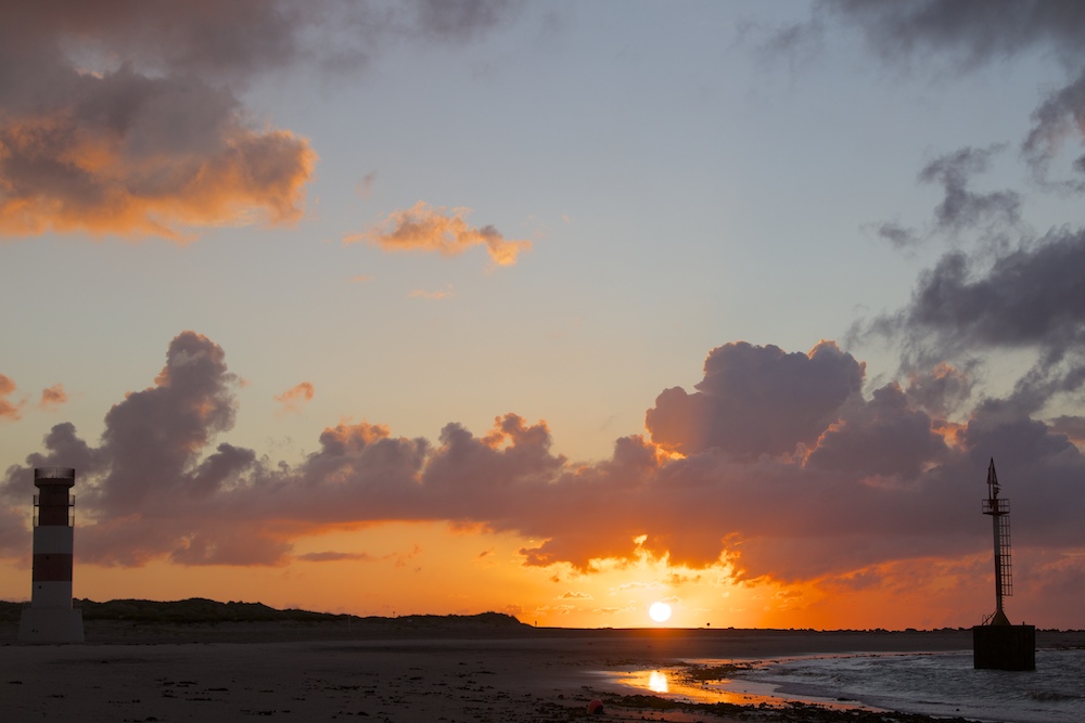 Sonnenaufgang auf der Düne