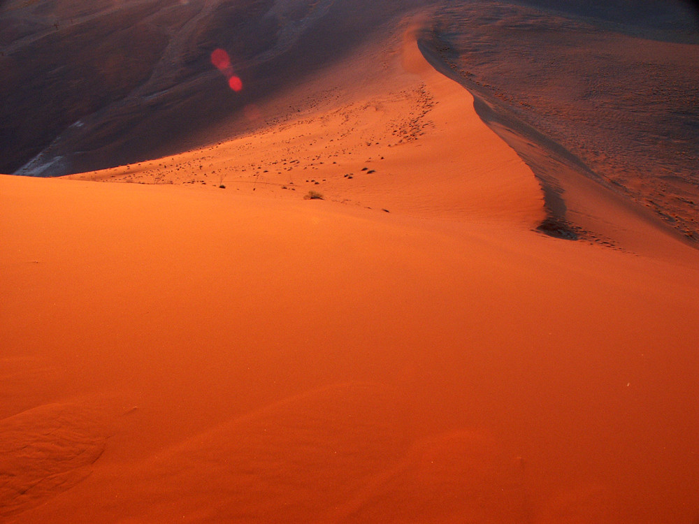 Sonnenaufgang auf der Düne 45, Namibia