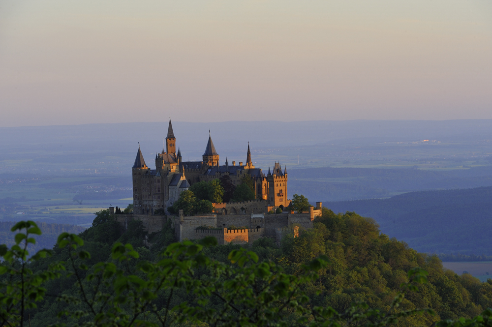 Sonnenaufgang auf der Hohenzollern