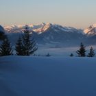 Sonnenaufgang auf der Hütte