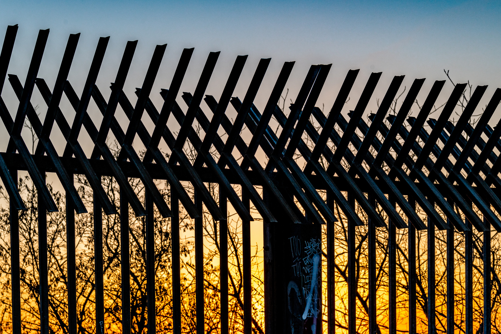 Sonnenaufgang auf der Humboldthöhe in Berlin