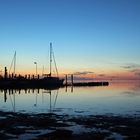 Sonnenaufgang auf der Insel Amrum 2014 an der Mohle in Stenodde