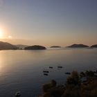 Sonnenaufgang auf der Insel Korcula