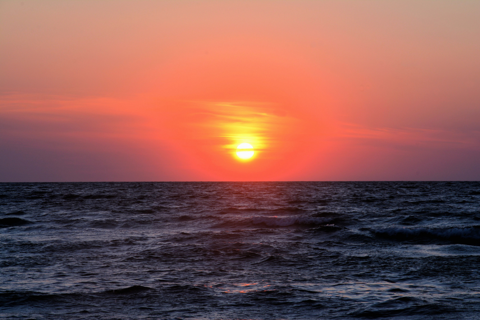 Sonnenaufgang auf der Insel Rügen