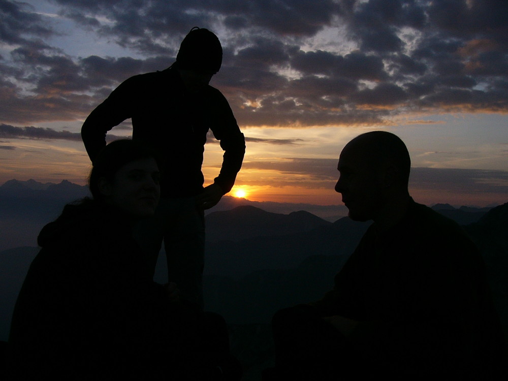 Sonnenaufgang auf der Jaufenspitze