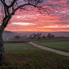 Sonnenaufgang auf der Joggingstrecke