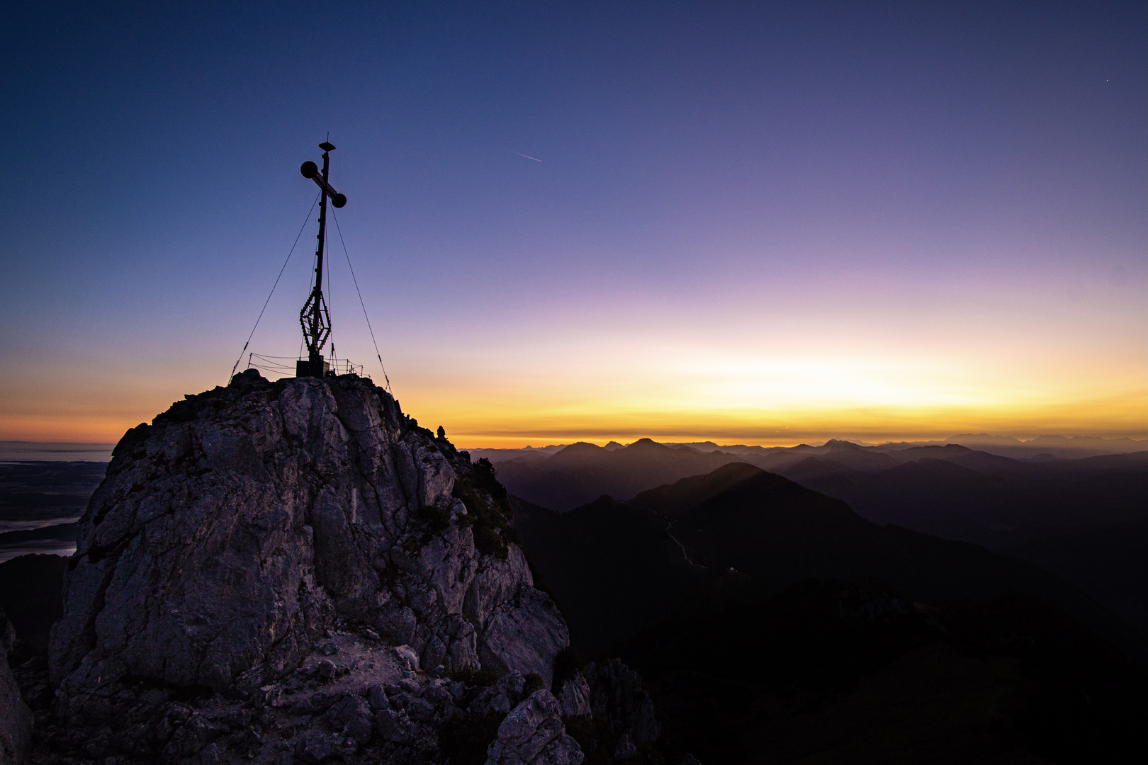 Sonnenaufgang auf der Kampenwand