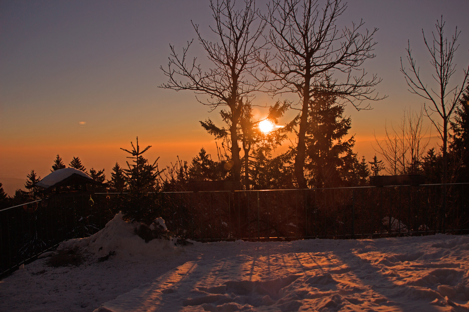 Sonnenaufgang auf der Kösseine, Fichtelgebirge !