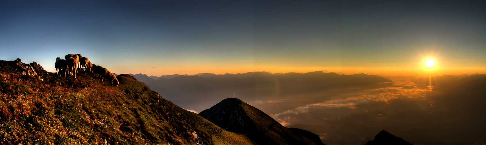 Sonnenaufgang auf der Nockspitze