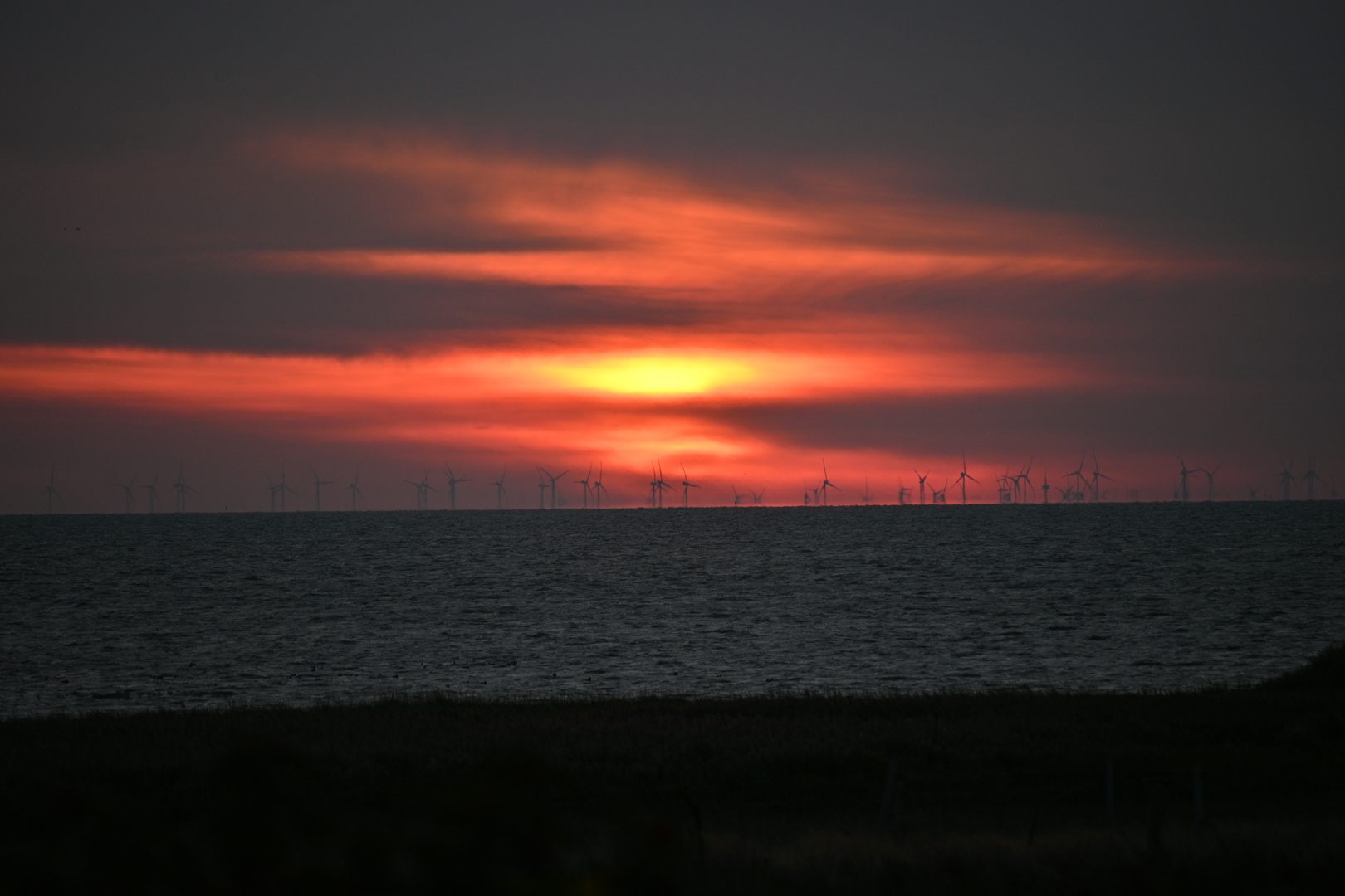 Sonnenaufgang auf der Nordseeinsel