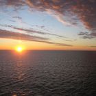 Sonnenaufgang auf der Ostsee am 28.02.2009