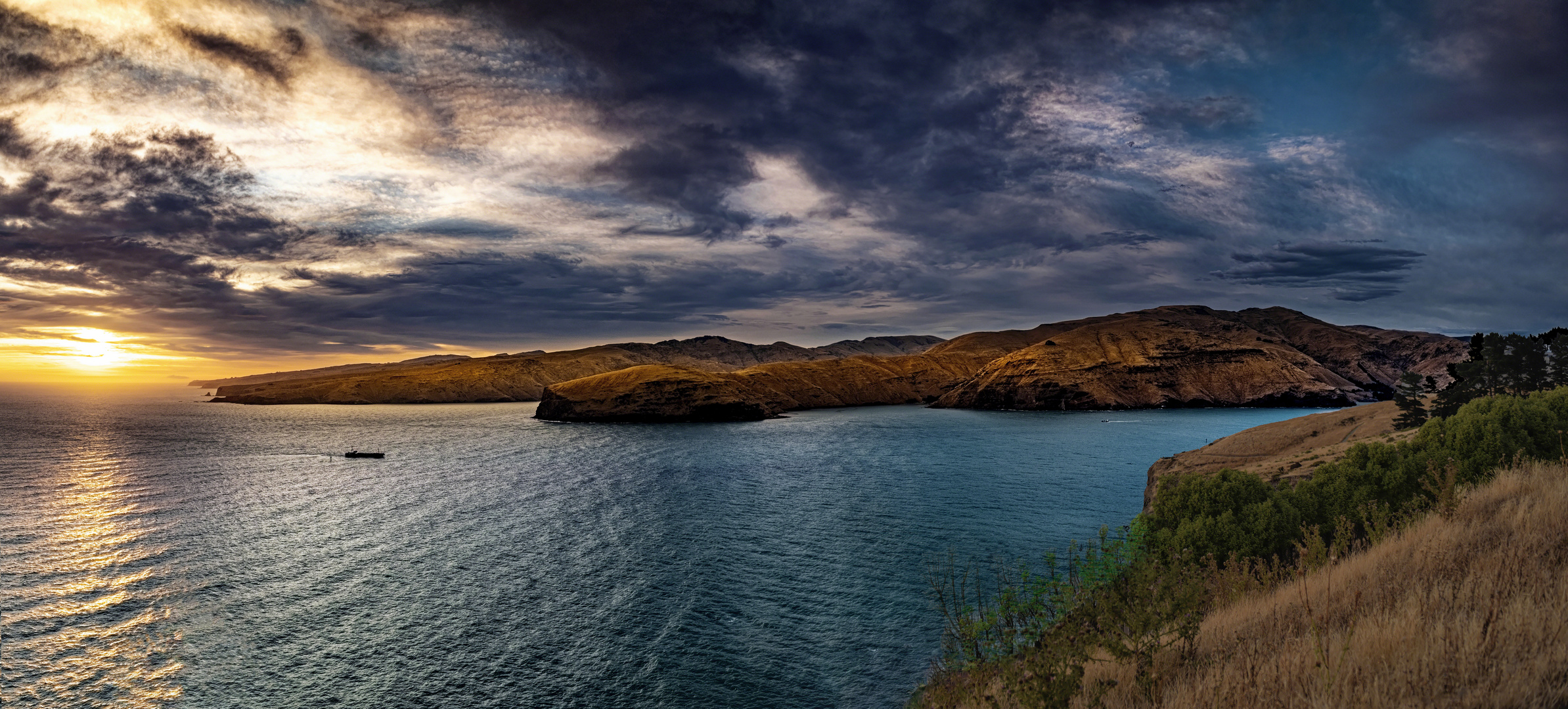 Sonnenaufgang auf der Otago Halbinsel