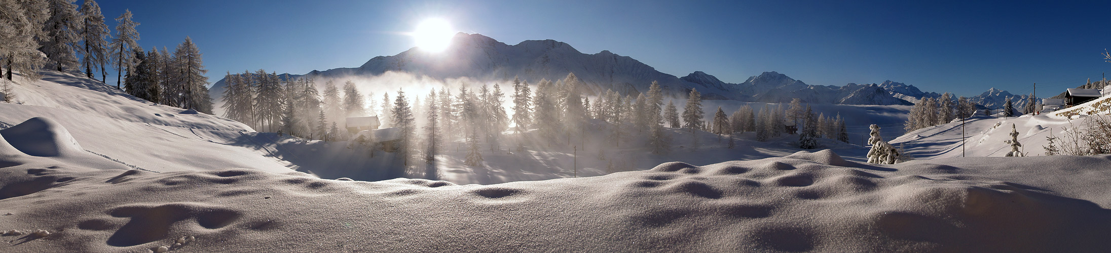 Sonnenaufgang auf der Riederalp