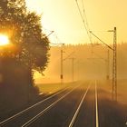 Sonnenaufgang auf der Schwäbischen Alb