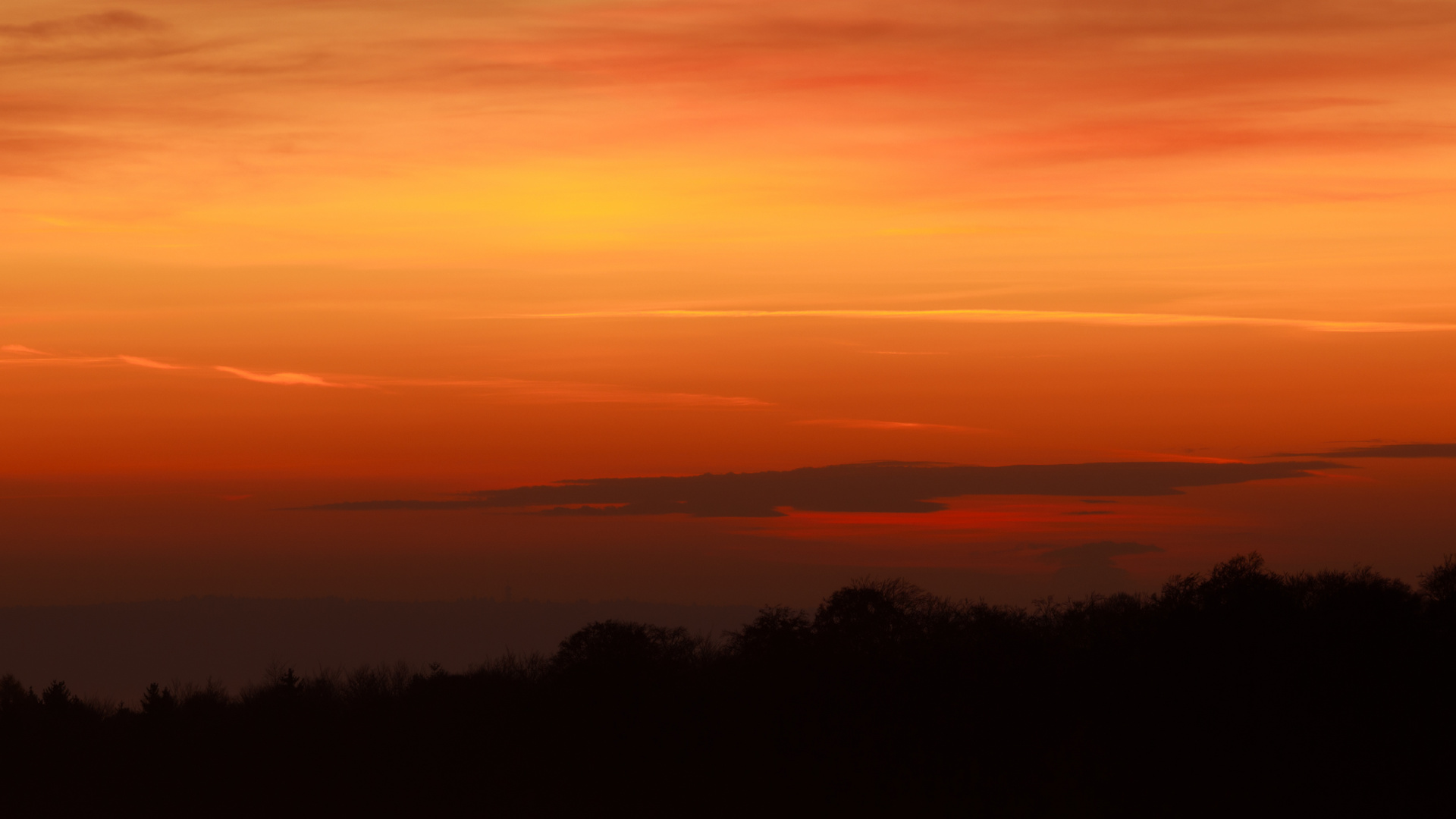 Sonnenaufgang auf der Schwäbischen Alb