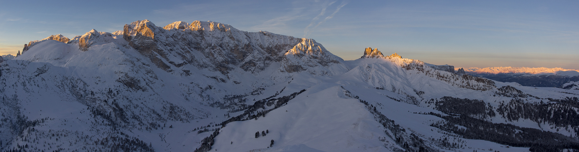 Sonnenaufgang auf der Seiser Alm