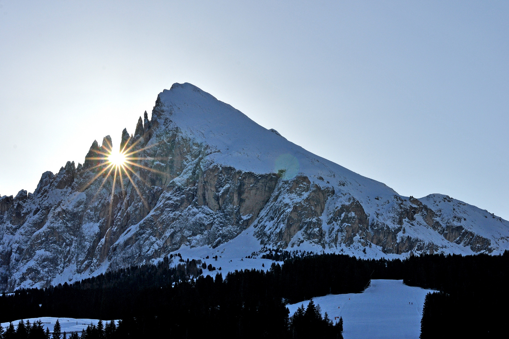 Sonnenaufgang auf der Seiseralm