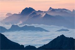 sonnenaufgang auf der zugspitze