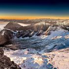 Sonnenaufgang auf der Zugspitze