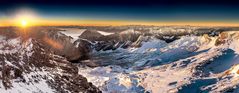 Sonnenaufgang auf der Zugspitze