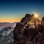 Sonnenaufgang auf der Zugspitze