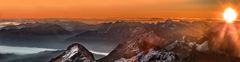 Sonnenaufgang auf der Zugspitze