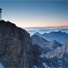 sonnenaufgang auf der zugspitze