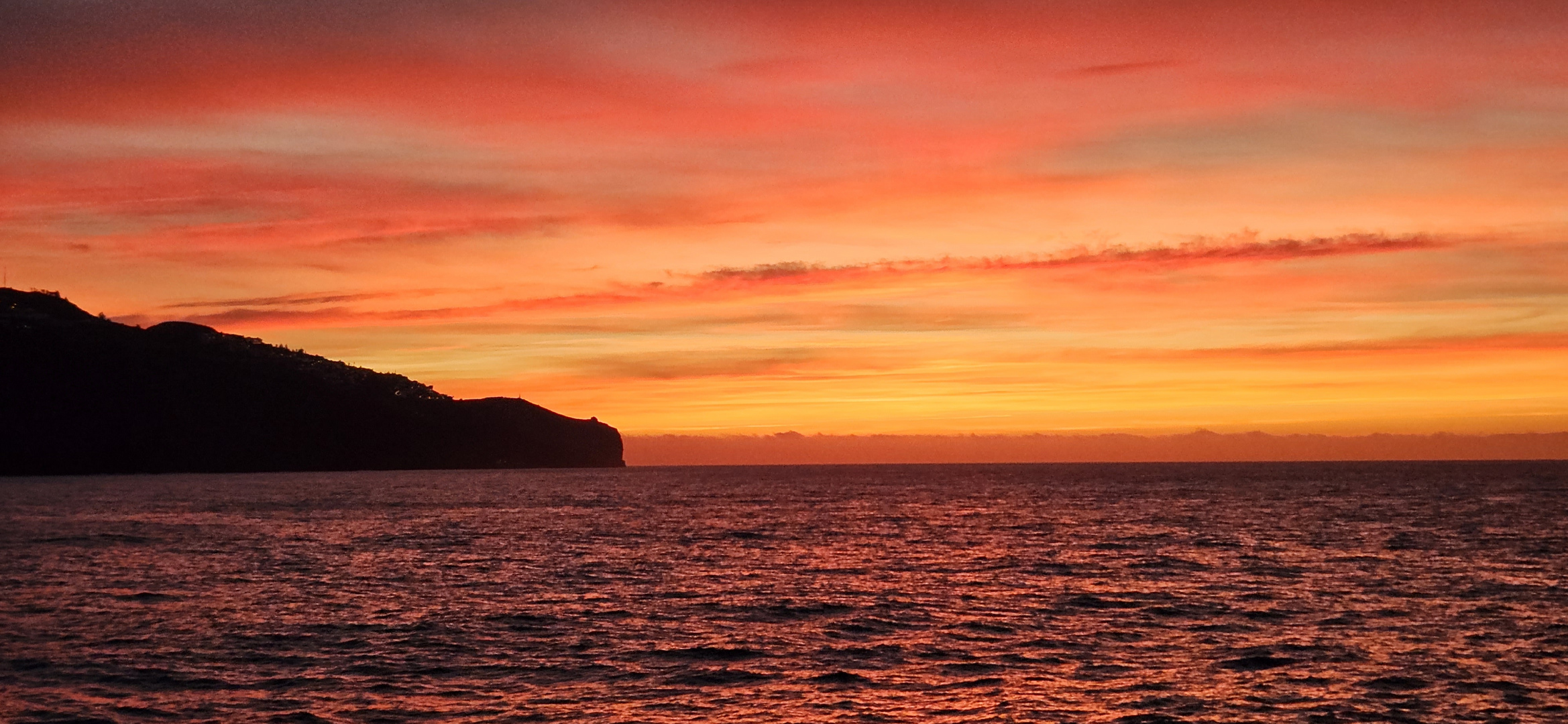 Sonnenaufgang auf Funchal 