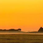 Sonnenaufgang auf Hallig Hooge