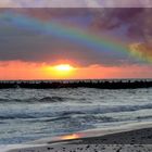 Sonnenaufgang auf Helgoland