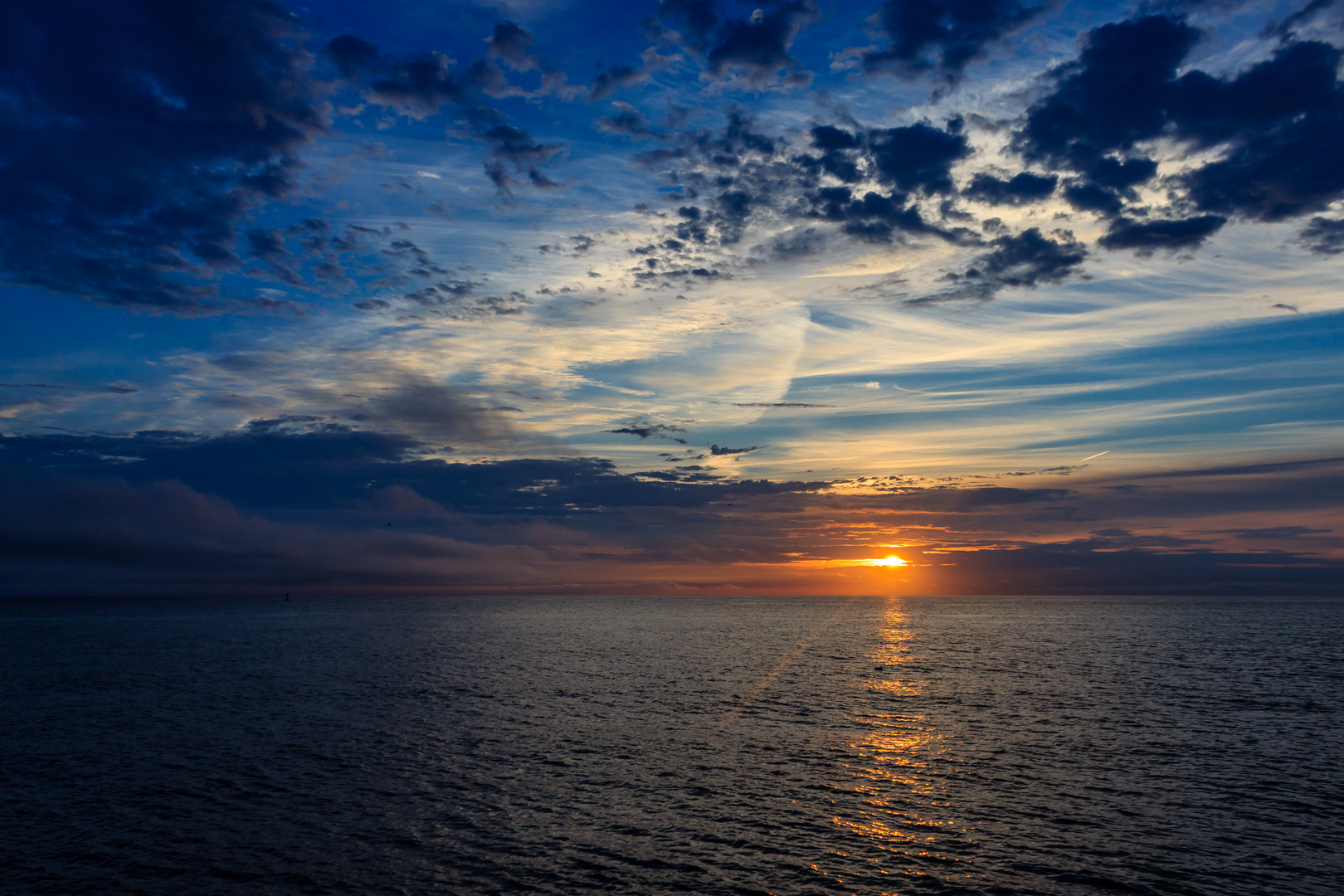 Sonnenaufgang auf Helgoland 