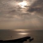 ...Sonnenaufgang auf Helgoland...