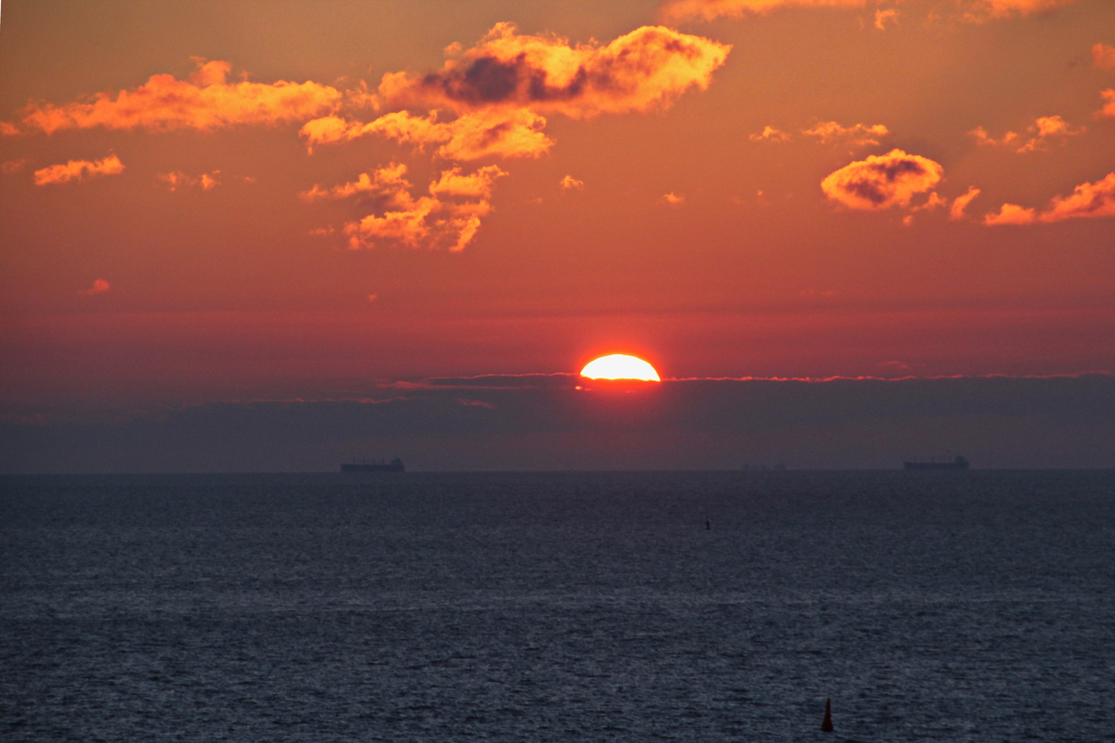 Sonnenaufgang auf Helgoland