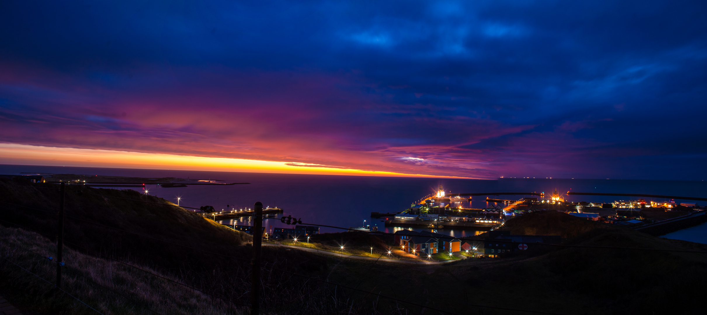 Sonnenaufgang auf Helgoland