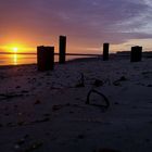 Sonnenaufgang auf Helgoland- Nordstrand