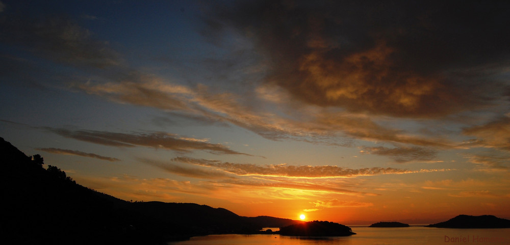 Sonnenaufgang auf Korcula (Kroatien)