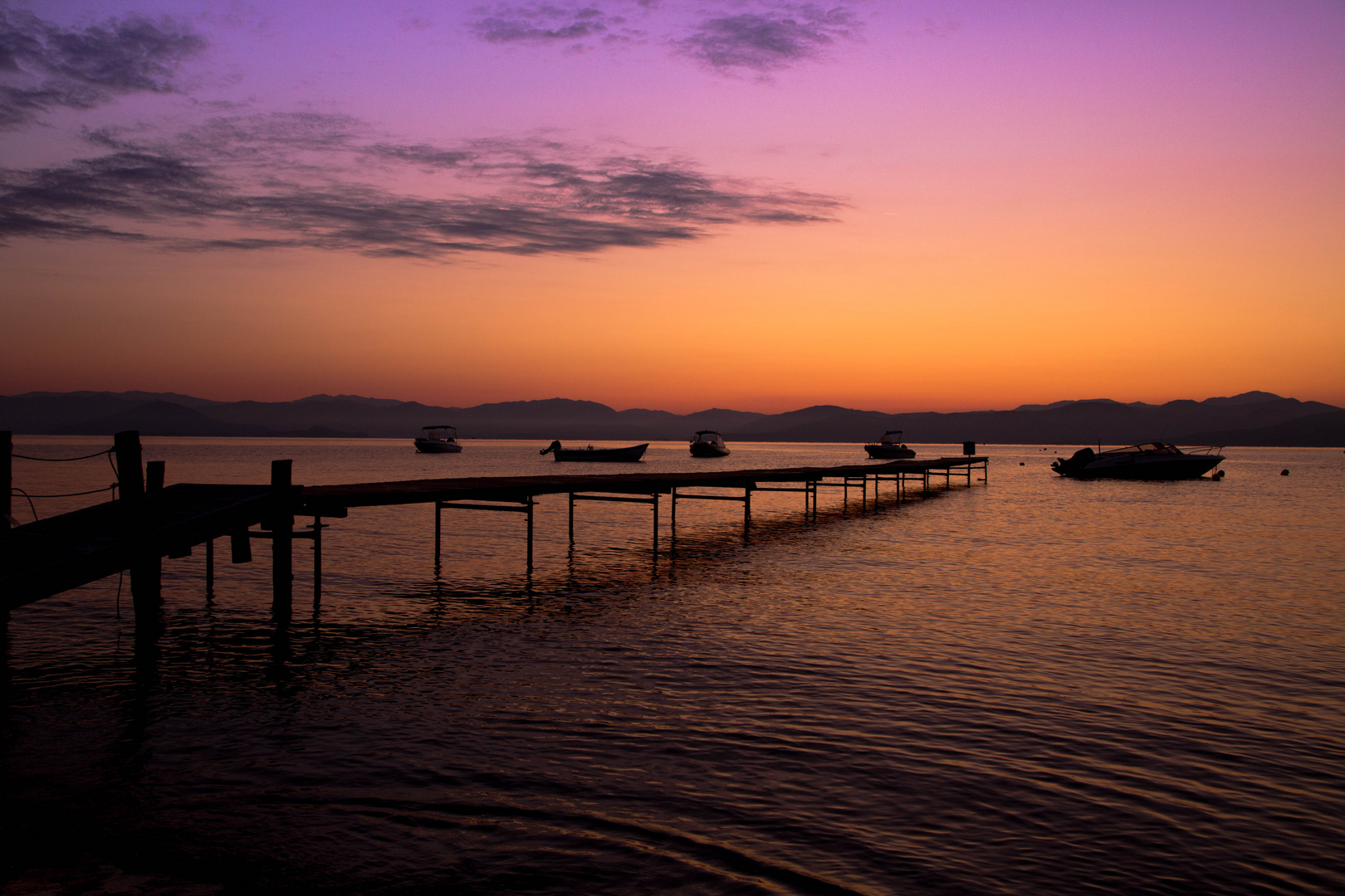 Sonnenaufgang auf Korfu