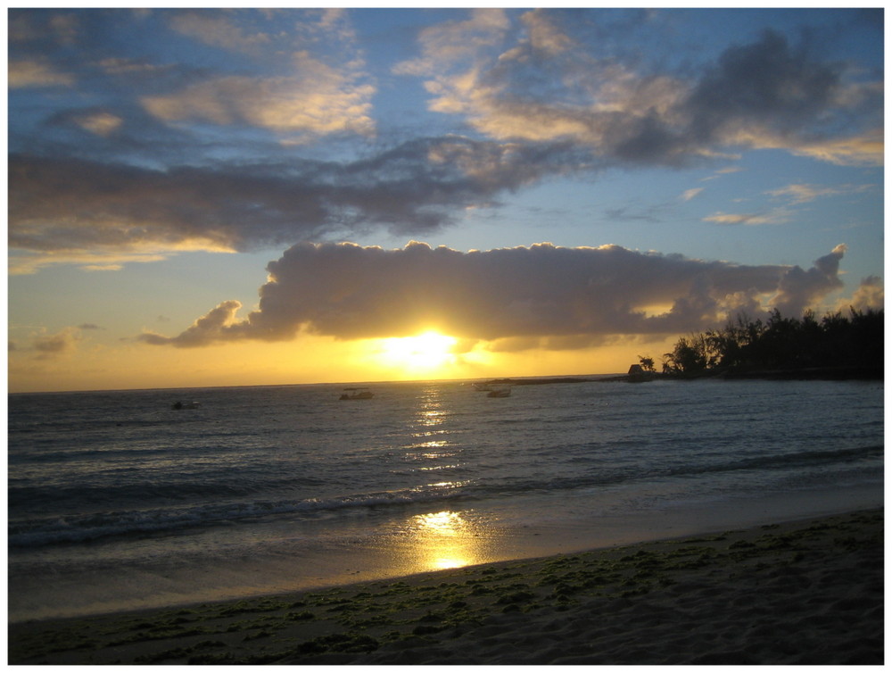 Sonnenaufgang auf Mauritius