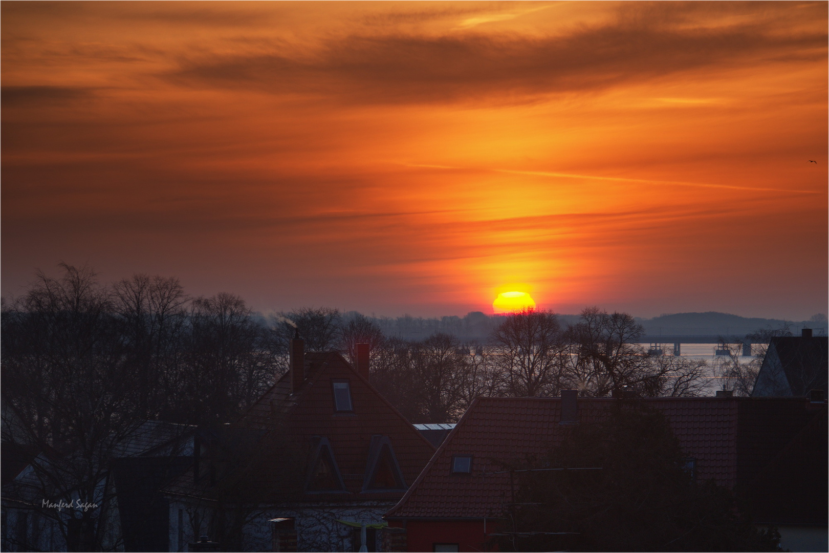 Sonnenaufgang auf ,n Balkon...